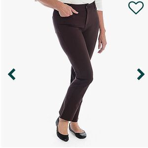 Christopher & Banks signature slimming purple/grey Pants size 6